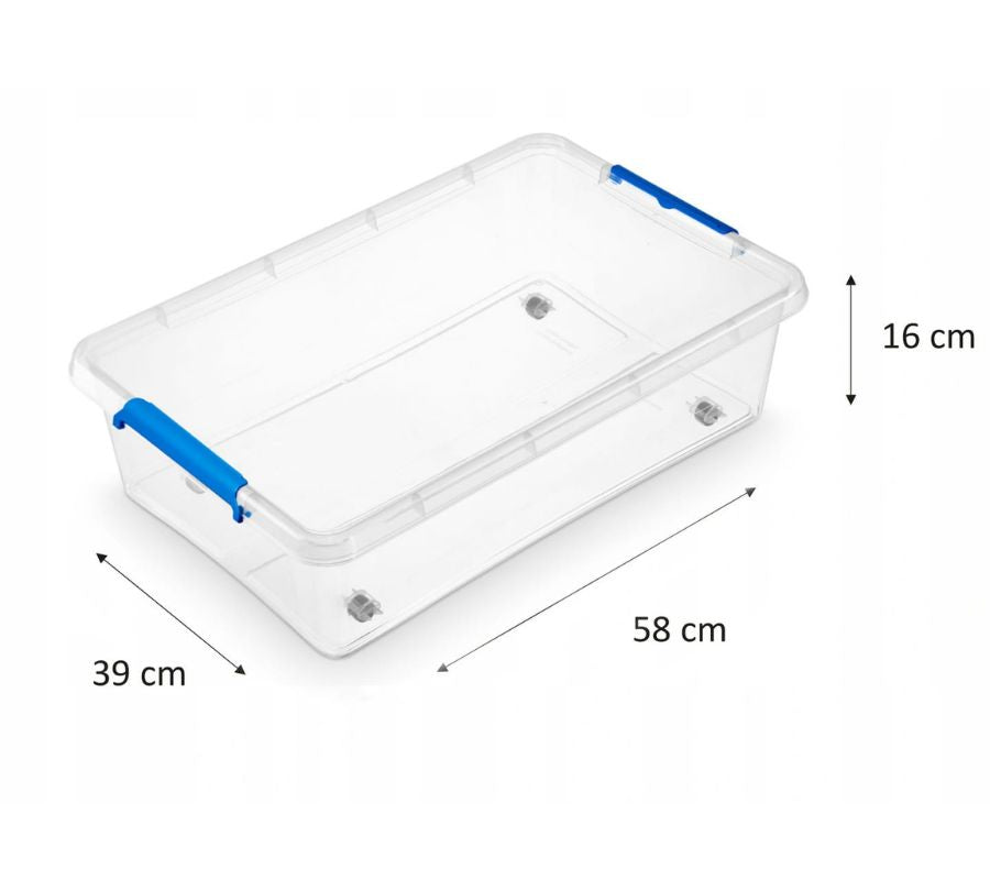 2X Konteineris po lova ant ratukų 29L