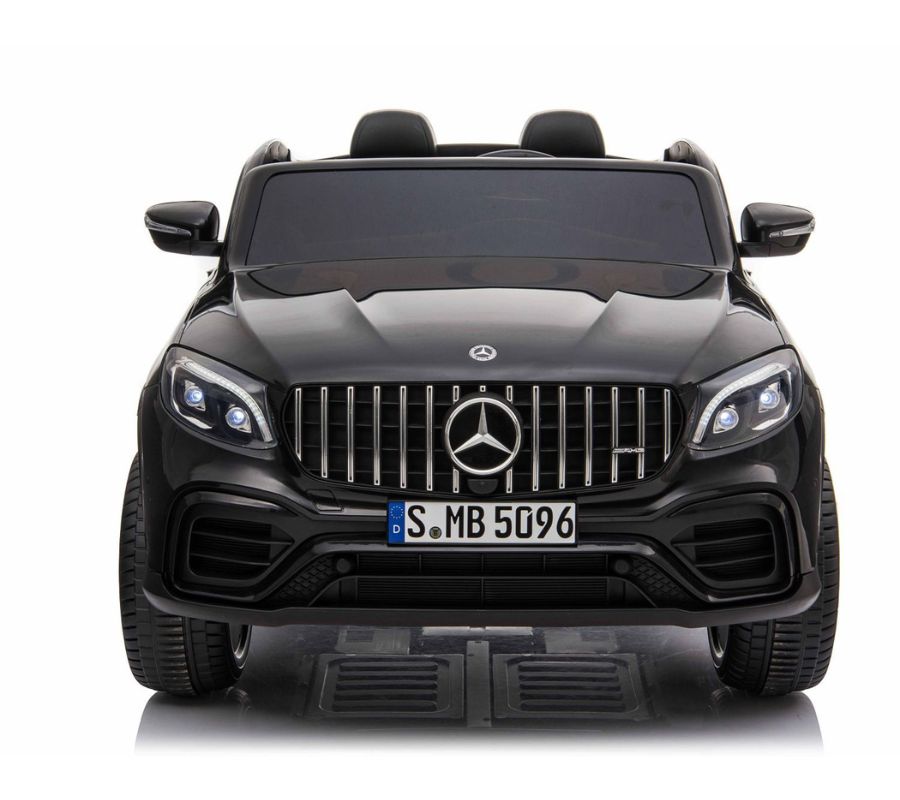 MERCEDES GLC 63S 4x4 vaikiškas elektromobilis dvivietis minkšti ratai minkšta sėdynė